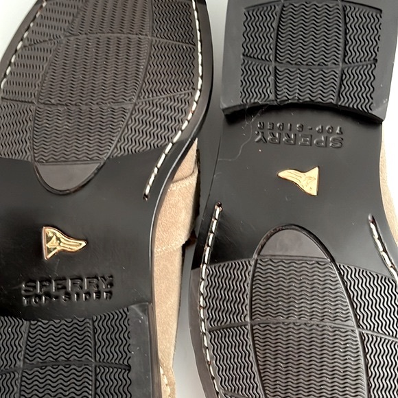 NEW MEN’S SPERRY TOP-SIDERS TAN SUEDE LOAFERS Size 9 1/2 M - Picture 4 of 7